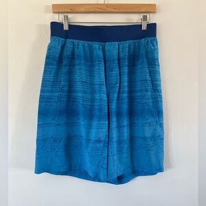 Lululemon Linerless Core Blue Wave Men’s Athletic Shorts Size Medium
